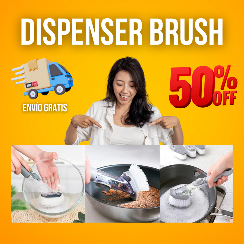 Cepillo Dispensador 3 en 1  - Disper brush [ORIGINAL Y VERIFICADO]