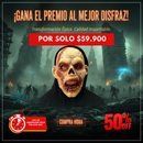 Mascara super realista Zombie para Halloween con 50% OFF
