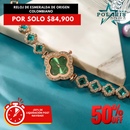 RELOJ DE ESMERALDA DE ORIGEN COLOMBIANO [REGALO ARETES DE ESMERALDA 50% OFF]