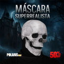Mascara super realista para Halloween con 50% OFF