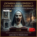 Mascara super realista latex de la Monja para Halloween con 50% OFF