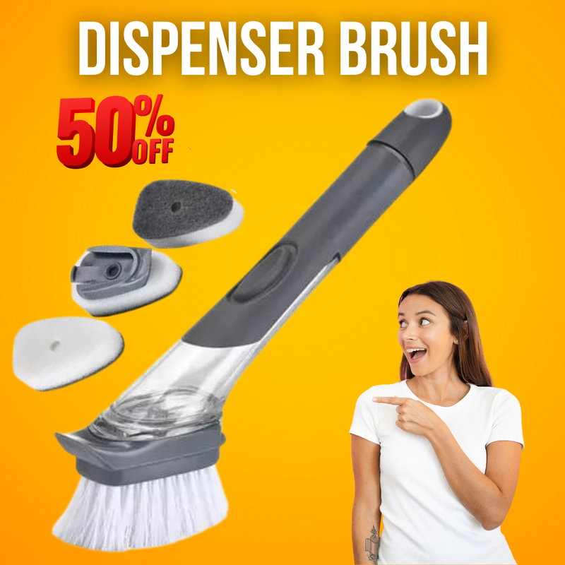 Cepillo Dispensador 3 en 1  - Disper brush [ORIGINAL Y VERIFICADO]