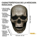 Mascara super realista para Halloween con 50% OFF