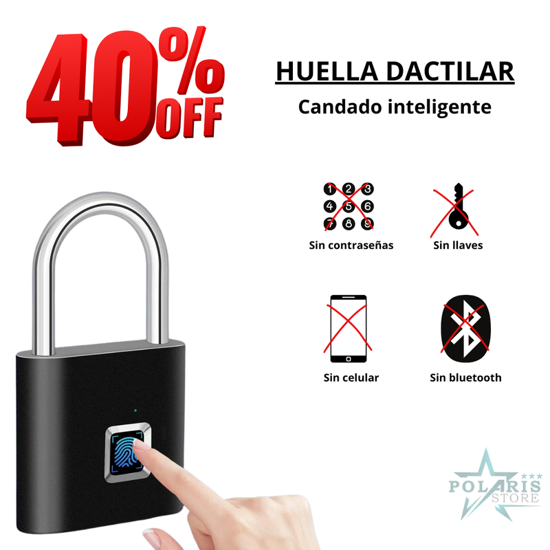 LOK TOUCH - Candado inteligente (SEGURIDAD AL TOQUE)