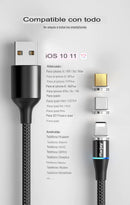 POWER MAG - CABLE / CARGADOR MAGNÉTICO 3 EN 1