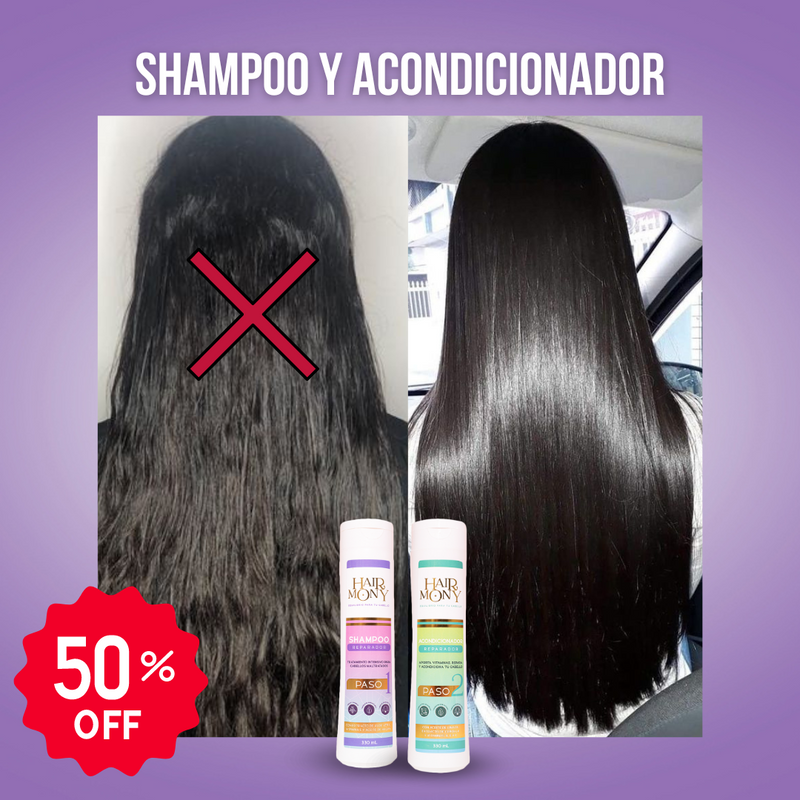 KIT RENOVACIÓN Y CUIDADO CAPILAR - HAIRMONY COMBO 50% OFF